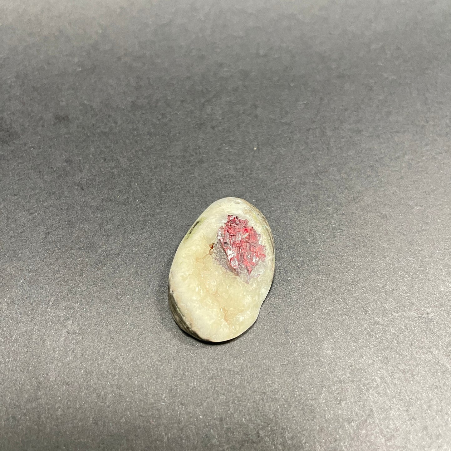 Natural Cinnabar Stone Pendant – Genuine Raw Crystal Jewelry for Healing, Energy, and Style