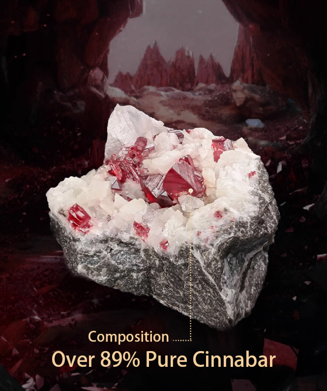 Handcrafted Cinnabar Art Paintings – Customizable Red Sand Art with Natural Cinnabar Powder and Cultural Elegance