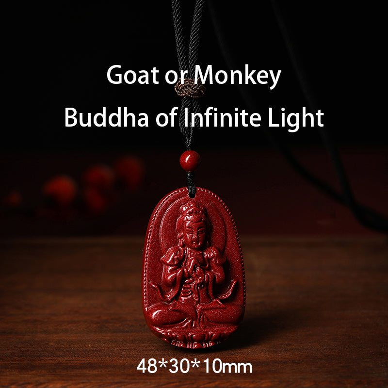 108 Cinnabar Mala Rosary Necklace with Guardian Buddha | Meditation Necklace for Protection & Spiritual Alignment