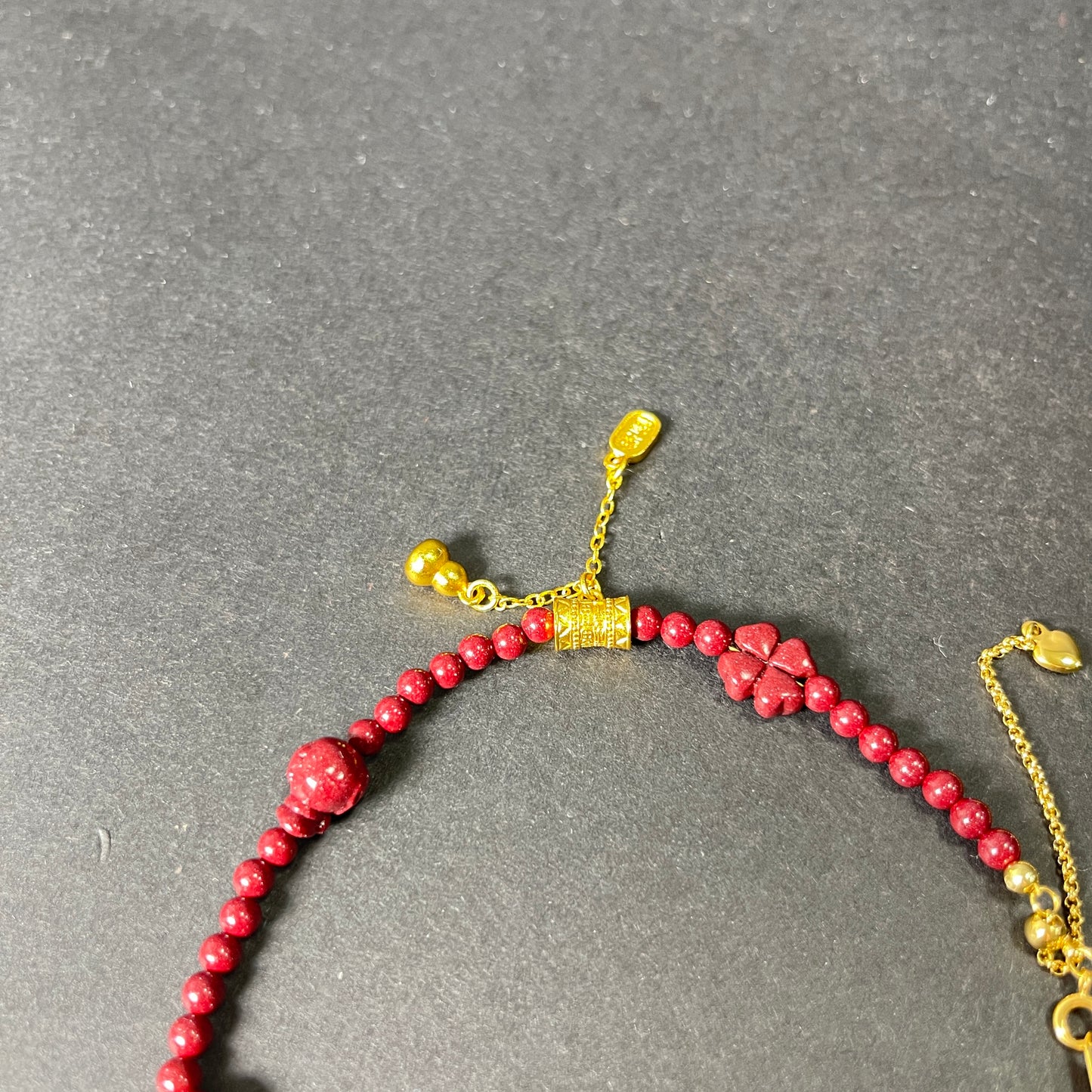 4mm Natural Cinnabar Anklet – Minimalist Lucky Charm for Protection, Prosperity & Positive Energy